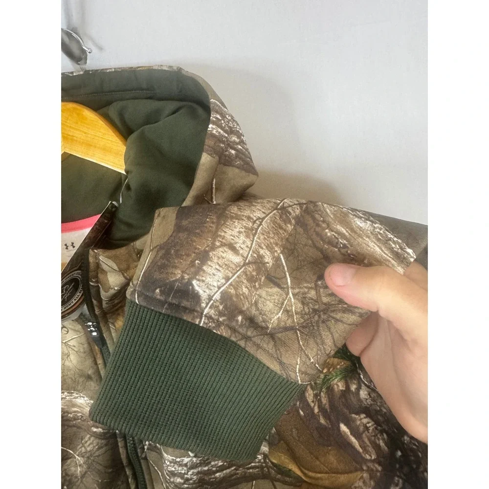 Under Armour Womens ColdGear Realtree Xtra Camo Full Zip Hoodie XL New